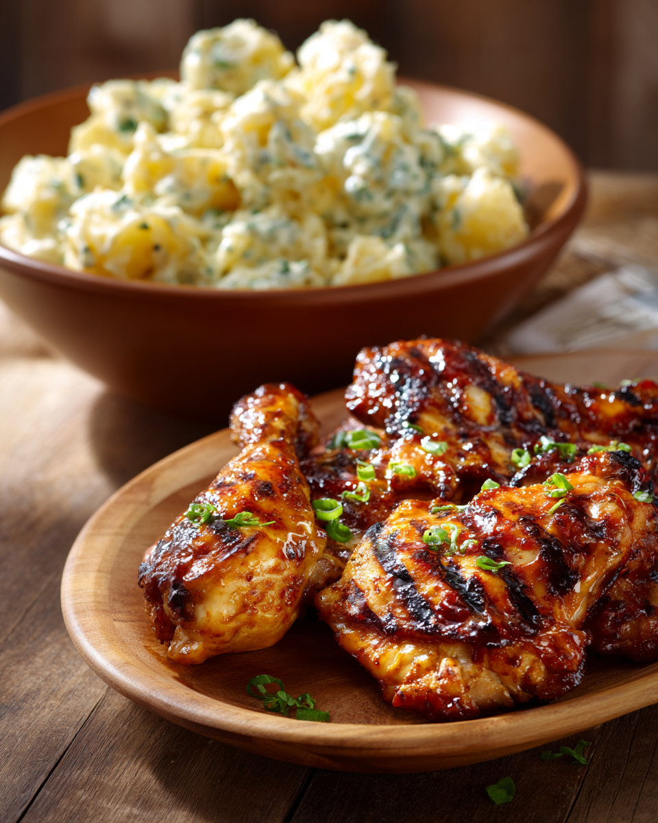 Honey BBQ Chicken & Southern Potato Salad Made Easy